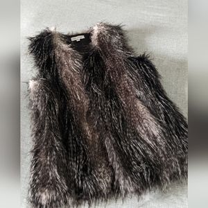 Via Spiga faux fur vest, size medium